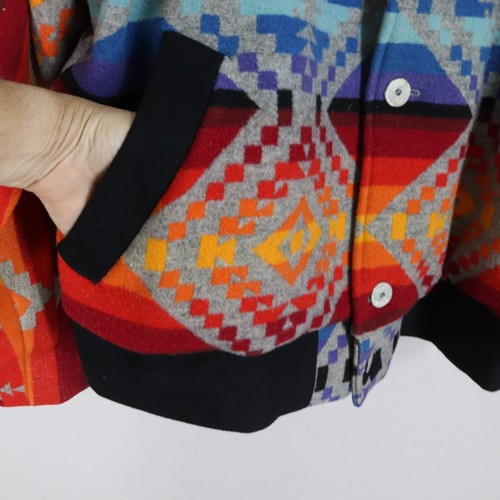 Vintage Pendleton Beaver State Bomberjacke Herren XXL Wolle Adler Gesäßtaschen gefüttert - Bild 3 von 15
