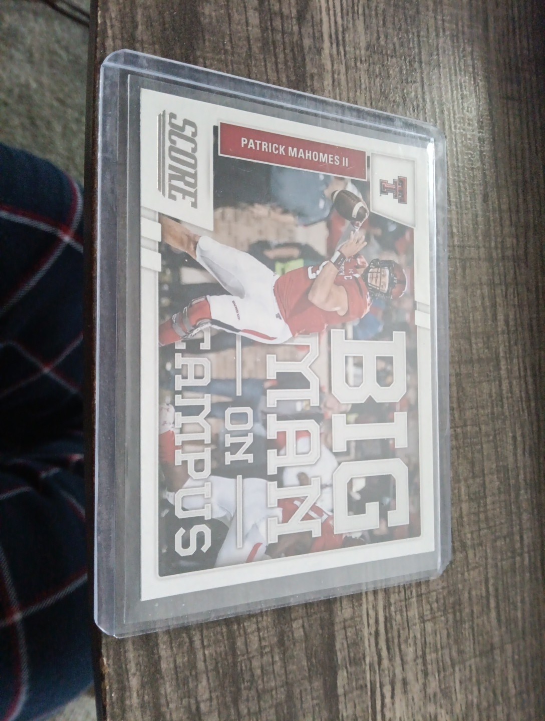 2017 Score - Big Man on Campus Patrick Mahomes II #6 (RC)
