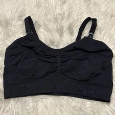 Kindred Bravely Medium Busty Bra Black Sublime Hands Free Pumping Nursing