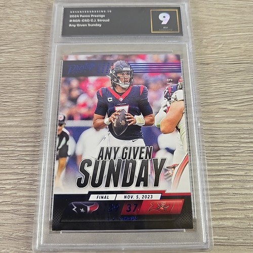 C.J. Stroud 2024 Prestige Any Given Sunday Rookie QB Texans Graded 9 Mint - Imagen 1 de 6