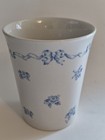 Laura Ashley Vintage Bathroom Tumbler Ribbons Blue England