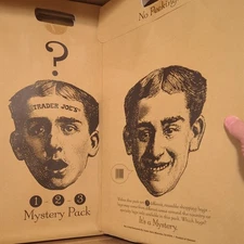 Lot of 18 - Trader Joe's  Mystery Packs. 3 bags per pack. tote shopping bag 