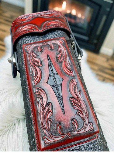 Volturi Custom Pool Case 4x8 Echtleder mit Rucksackgurten. - Bild 3 von 5