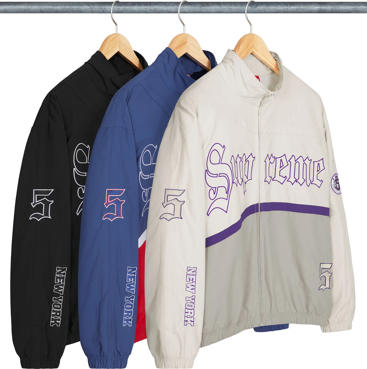 OLD Supreme Stadium Track Jacket ブラック 中古・古着通販】SUPREME (シュプリーム) 25SS studded stadium