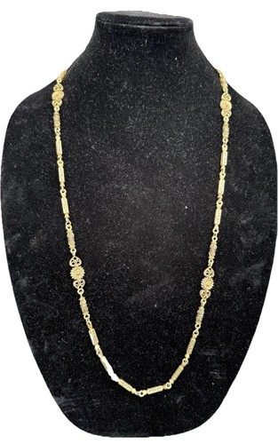 The Limited Necklace Metal Goldtone ~34 Inch Length oct25 - Picture 1 of 19