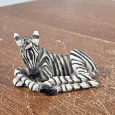 Vintage Zebra resin Desk Shelf Decor
