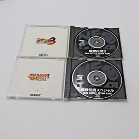 SNK NeoGeo CDZ Console System 2games CD-T02  Neo Geo Tested Japan good condition