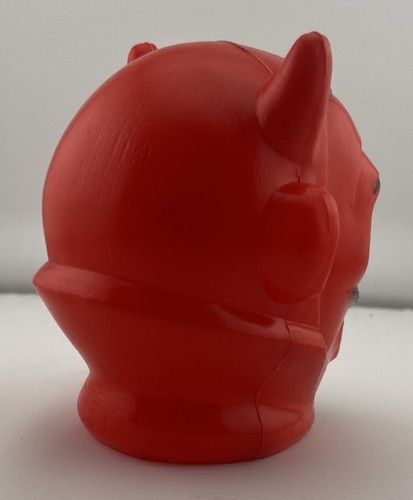 Testa di soffiaggio diavolo Halloween vintage anni 50 per lampada alta 4,5 pollici - Foto 5 di 8