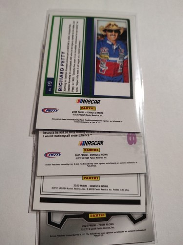 RICHARD PETTY LOT 12 CARDS NASCAR LEGEND HOF King Prizm Select /99 /199 Numbered - Picture 9 of 11