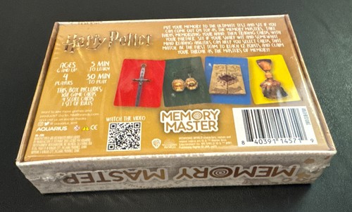 NEW - Wizarding World of Harry Potter MEMORY MASTER A Card Game You Never Forget - Picture 2 of 2