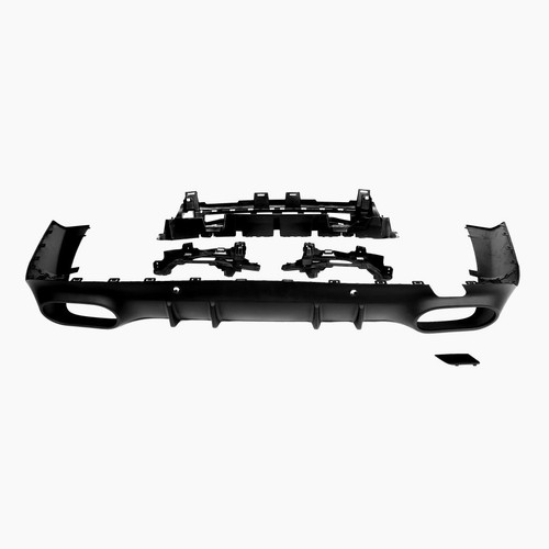 Schwarz Heckdiffusor Ausbuffblenden Für Mercedes C257 X257 CLS53 AMG Optik 18UP - Bild 8 von 11