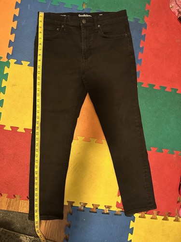 Goodfellow Black Skinny Men's Jeans - 32Wx30L Total Flex