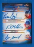 2023 LEAF ULTIMATE HOCKEY TRIO SIGNATURE AUTO 8/20 DAMPHOUSSE/MULER/SAVARD
