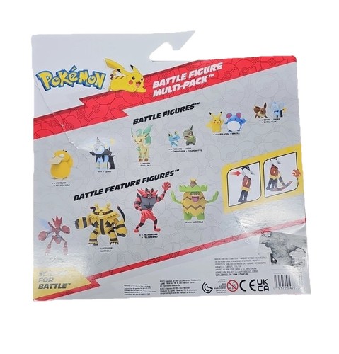 Pokemon Battle Pikachu Absol Cinderace Pirobut Figure Multipack - Picture 2 of 2