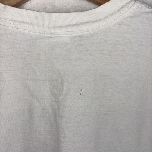 Vintage Darrell Waltrip Morris Design White Shirt "Think Fast" #17 Large 1992 - Afbeelding 9 van 10