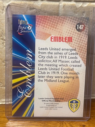 Futera Leeds United Fans' Selection 2000 (Pick Your Cards) - Imagen 113 de 127