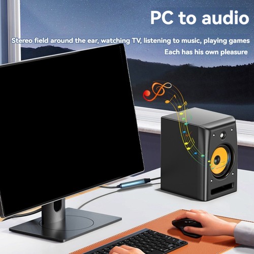 USB to Optical Audio Adapter, USB A to SPDIF Sound Card Optical Output for 3086 - Afbeelding 7 van 10