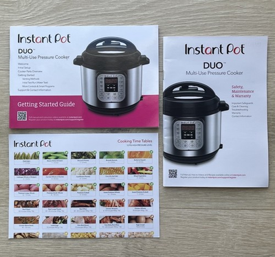 #ad #ad Instant Pot® DUO Pressure Cooker Multi Use Getting Started Guides Manuals $13.95