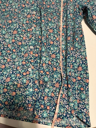 Croft & Barrow Damen Large Floral Langarm Button Down Shirt - Bild 7 von 7