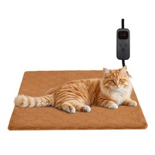 Pet Heating Pad for Cats Dogs Indoor Outdoor, Warming Cat Heating Pad with C...