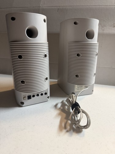 Altec Lansing ACS40 Multimedia Computer Speakers Wired Tested Working READ - Picture 2 of 5