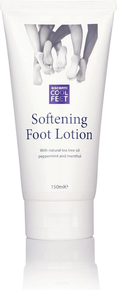 Foot Lotion Menthol Tea Tree & Peppermint Oil Escenti Cool Feet Softening 150ml