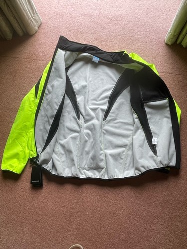 Mens Cycling Jacket -Windproof Waterproof Soft Shell Fleece Sz XL BNWT - Picture 3 of 5