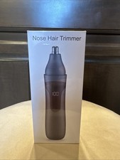 New Ear Nose Hair Trimmer with LED Indicator USB Rechargeable Water Resistant