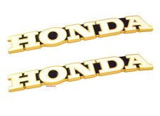 2 Pack Genuine Honda Gas Tank Emblem Badge - 87121-300-030 - CB500 CB550 CB750