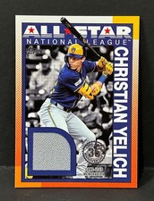 Christian Yelich 2025 Topps Series 2 All-Star Game Used Relic #90ASR-CY Brewers