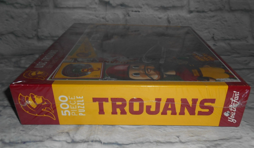 USC Trojaner Puzzle You the Fan Retro Serie 500 Teile Neu VERSIEGELT 24" x 18" - Bild 3 von 4