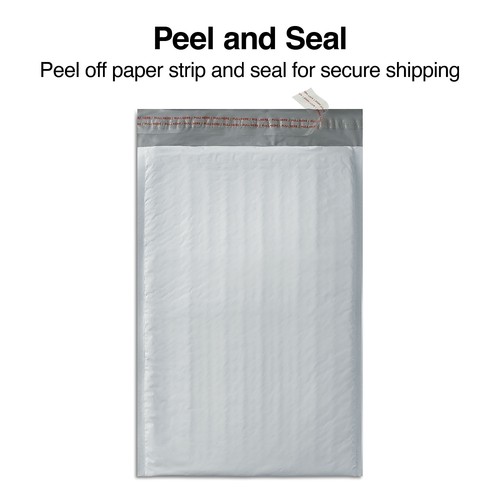 Staples 12.5"W x 19"L Peel & Seal Bubble Mailer #6 25/Carton (51989) TR56614 - Picture 5 of 5
