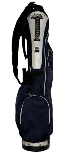 Titleist Sunday Stand Carry Bag 2-Way Navy Blue White Single Strap Lightweight - Picture 1 of 8