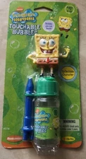 RARE NOS 2002 SEALED IN BOX SPONGEBOB SQUAREPANTS LITTLE KIDS TOUCHABLE BUBBLES