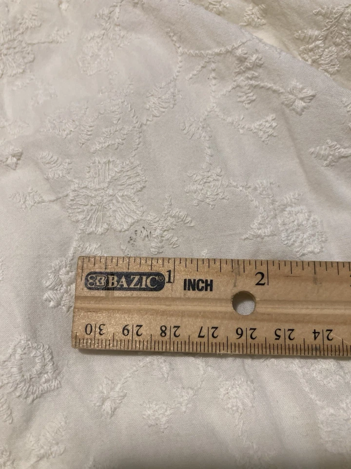 Maxi Vestido Primavera Nora Lee Niñas Blanco Encaje Algodón Talla 10 Foto 4 de 4