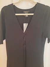 BCBGMAXAZRIA “Little Black Dress” Brand New, Form Fitting Size L,  Orig $210.00