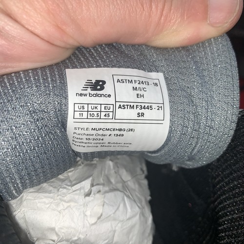 New Balance Men's Fresh Foam Cremorne Composite Toe Safety Shoes,  Men’s 11 2E w - Picture 12 of 23