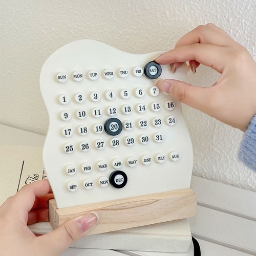 Lindo Calendario Montessori Planificador de Horarios Ajustable Hogar Oficina Escritorio - Imagen 5 de 14