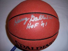 HARRY GALLATIN NEW YORK KNICKS,HOF 91 LAST ONE JSA/COA SIGNED BASKETBALL 