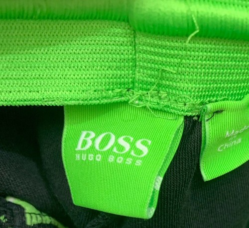 Hugo Boss Mens S Track Pants Green Label Stretch Straight Black - Picture 4 of 14