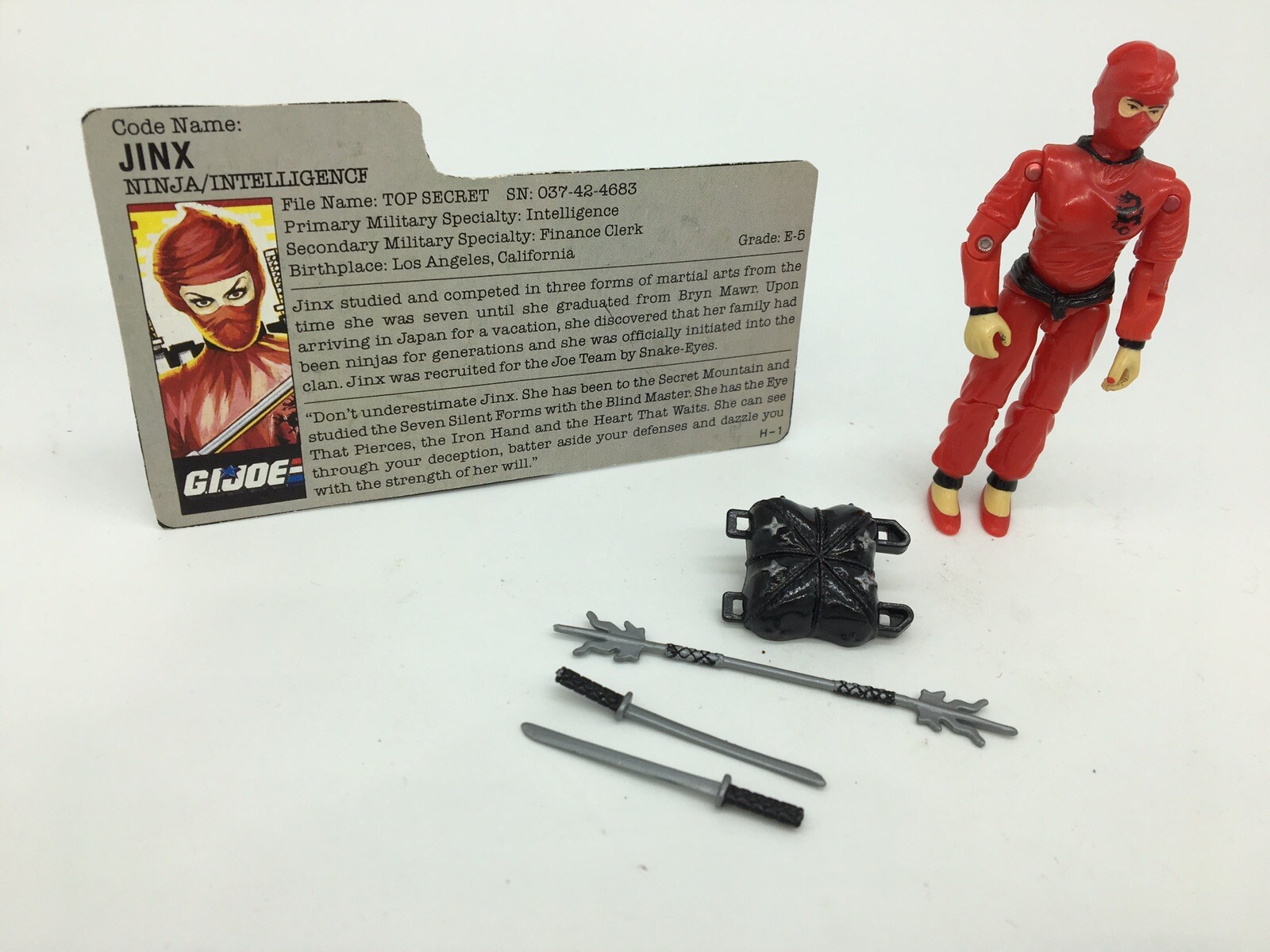 Action Force GI Joe Vintage Jinx complete figure Action Force GI Joe Vintage Jinx complete figure