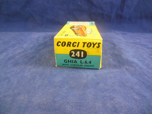 Corgi toys 241 Ghia L.6.4 with Chysler Engine in Metallic Blue Original & Boxed - Picture 12 of 12