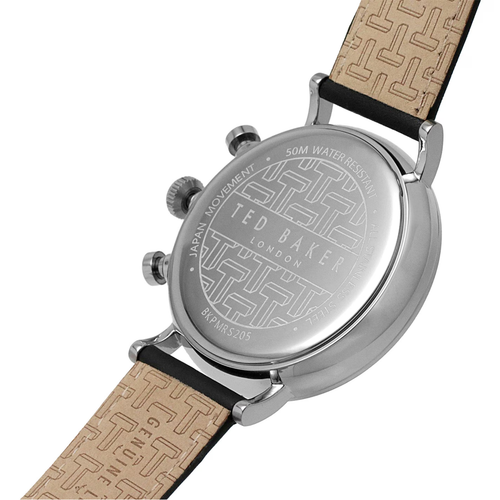 New Luxury Ted Baker London Men's Chronograph Watch Leather Strap Date WR Sport - Picture 2 of 8