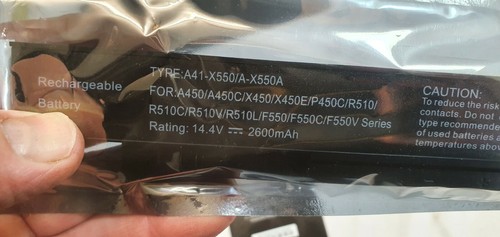 Green Cell Modelo A41-X550ALa.. X550VC X550VL (2600mAh). Se adapta a: ver fotos - Imagen 2 de 7