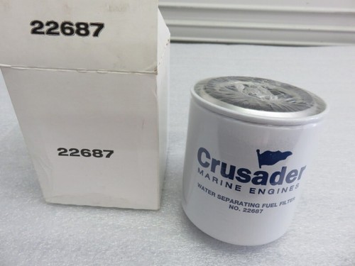 Genuine Crusader Marine 22687 Fuel Filter OEM New Factory Boat Parts - Imagen 1 de 3