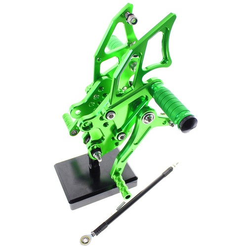 Reposapiés de motocicleta CNC EE. UU. Pedales Fotopeg juegos traseros para CBR600 GSXR 600 YZF R1 - Imagen 27 de 31