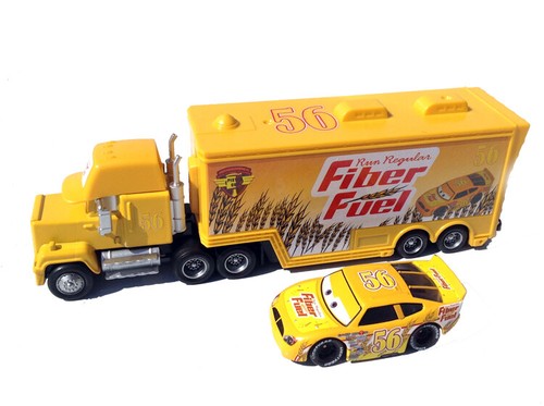 Disney Pixar Cars Model Car NO.56 Fiber Fuel Truck&Pickup&Car 3 Pack McQueen - Picture 7 of 9