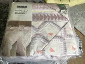 Next 2 Set Pack Harbour Geo Pinks Lilacs Etc Superking Duvet Sets