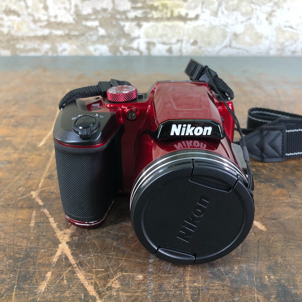 Nikon COOLPIX B500 16.0MP Digital Camera - Red w/Strap & Bag
