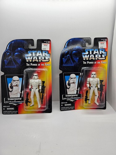 Lot of 4 Star Wars Power of the Force Kenner 1995 luke stormtrooper leia - Picture 3 of 6